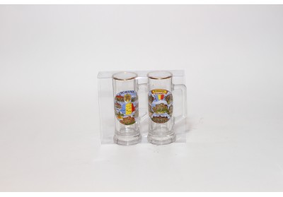 Set halbe mici suvenir România 2 buc