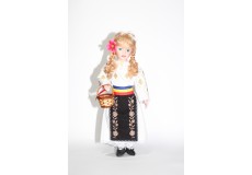 Păpuşă tradiţională din porţelan 40cm
