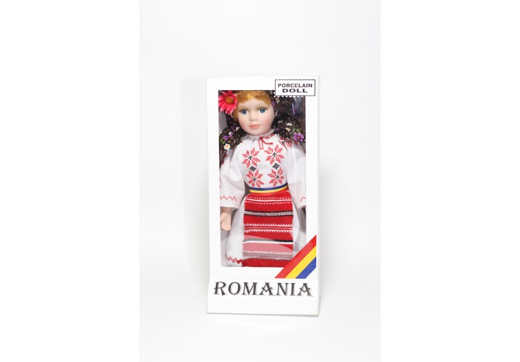 Păpuşă tradiţională din porţelan 30cm