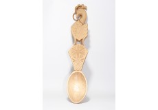 Lingură lemn decorativă de perete 75cm