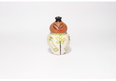 Puşculiţă ceramică pictată mică