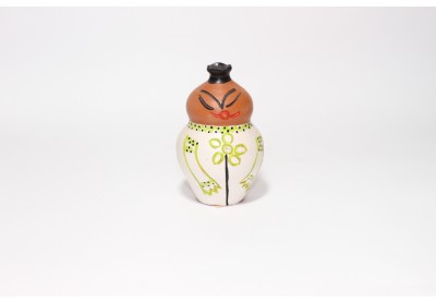 Puşculiţă ceramică pictată mică