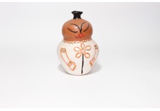 Puşculiţă ceramică pictată medie