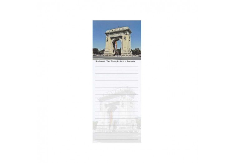 Blocnotes Arcul de Triumf vedere de zi Blocnotes Arcul de Triumf vedere de zi